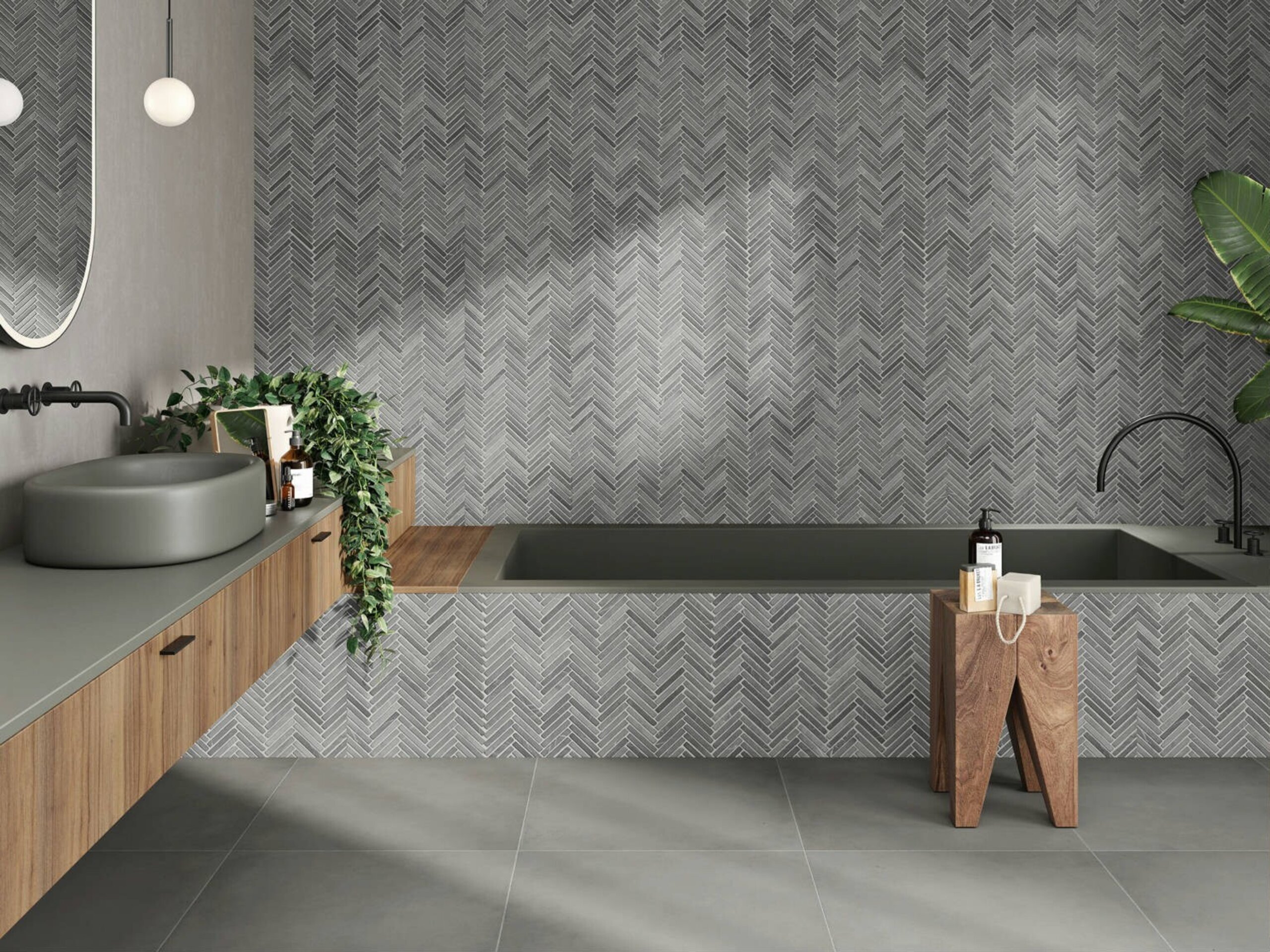 ARROWS BLANCO o NEGRO - Mosaico en Malla - 1